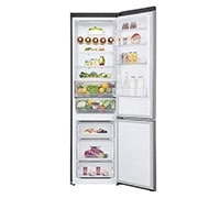 LG Frigorifero combinato | Classe D, 384L | Wi-Fi, Wine Rack, Door & Linear Cooling, Fresh Converter, No frost | Inox, GBB62PZFGN