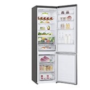 LG Frigorifero combinato | Classe D, 384L | Wi-Fi, Wine Rack, Door & Linear Cooling, Fresh Converter, No frost | Inox, GBB62PZFGN