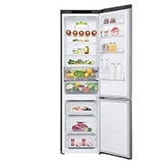 LG Frigorifero combinato | Classe D, 384L | Wine Rack, Door & Linear Cooling, Fresh Converter, No frost | Inox, GBB62PZGGN