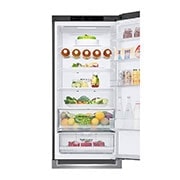 LG Frigorifero combinato | Classe D, 384L | Wine Rack, Door & Linear Cooling, Fresh Converter, No frost | Inox, GBB62PZGGN