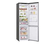 LG Frigorifero combinato | Classe D, 384L | Wine Rack, Door & Linear Cooling, Fresh Converter, No frost | Inox, GBB62PZGGN