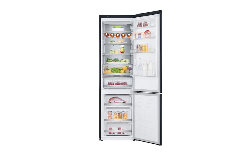 LG Frigorifero Combinato Classe energetica D Display esterno LED Metal Fresh, GBB72MCUFN