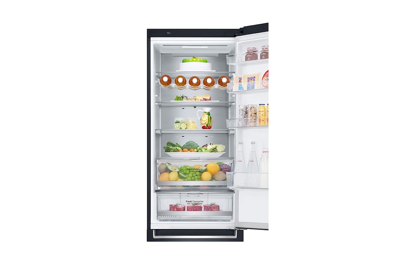 LG Frigorifero Combinato Classe energetica D Display esterno LED Metal Fresh, GBB72MCUFN