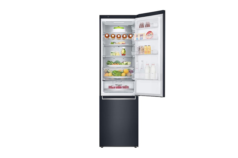 LG Frigorifero Combinato Classe energetica D Display esterno LED Metal Fresh, GBB72MCUFN