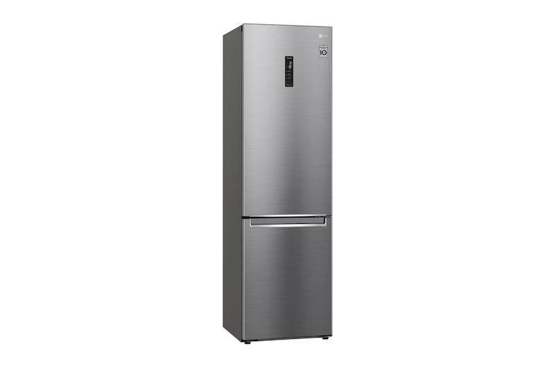 LG Frigorifero combinato | Classe D, 384L | Wi-Fi, Wine Rack, Door & Linear Cooling, Fresh Balancer & Converter, No frost | Inox, GBB72PZUGN