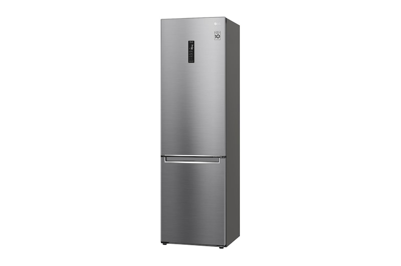 LG Frigorifero combinato | Classe D, 384L | Wi-Fi, Wine Rack, Door & Linear Cooling, Fresh Balancer & Converter, No frost | Inox, GBB72PZUGN