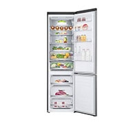 LG Frigorifero combinato | Classe D, 384L | Wi-Fi, Wine Rack, Door & Linear Cooling, Fresh Balancer & Converter, No frost | Inox, GBB72PZUGN