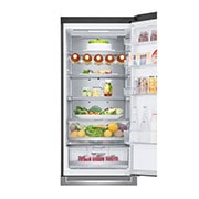 LG Frigorifero combinato | Classe D, 384L | Wi-Fi, Wine Rack, Door & Linear Cooling, Fresh Balancer & Converter, No frost | Inox, GBB72PZUGN