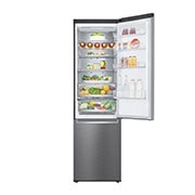 LG Frigorifero combinato | Classe D, 384L | Wi-Fi, Wine Rack, Door & Linear Cooling, Fresh Balancer & Converter, No frost | Inox, GBB72PZUGN