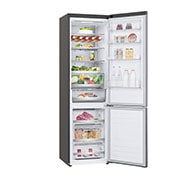 LG Frigorifero combinato | Classe D, 384L | Wi-Fi, Wine Rack, Door & Linear Cooling, Fresh Balancer & Converter, No frost | Inox, GBB72PZUGN