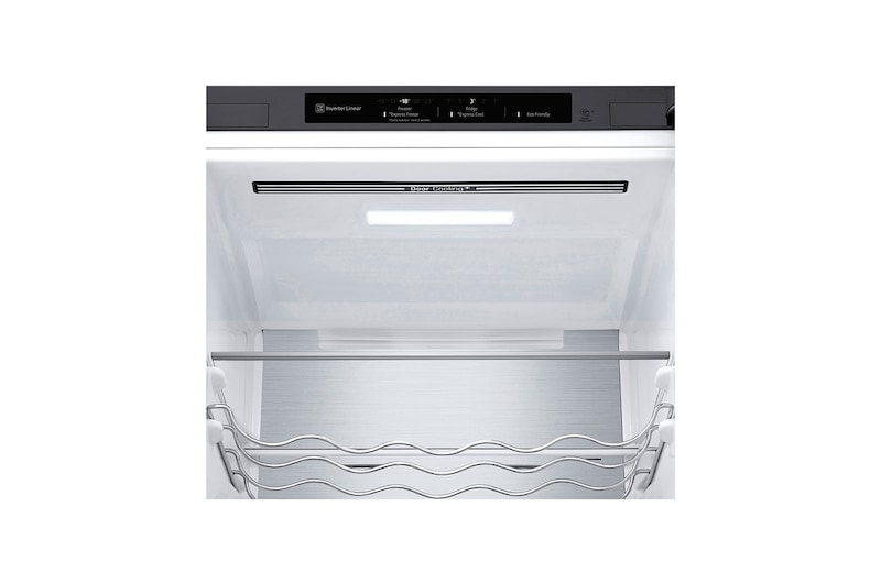 LG Frigorifero combinato | Classe C, 384L | Wine Rack, Door & Linear Cooling, Fresh Balancer & Converter, No frost | Inox, GBB72PZVCN