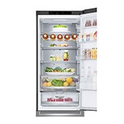 LG Frigorifero combinato | Classe C, 384L | Wine Rack, Door & Linear Cooling, Fresh Balancer & Converter, No frost | Inox, GBB72PZVCN