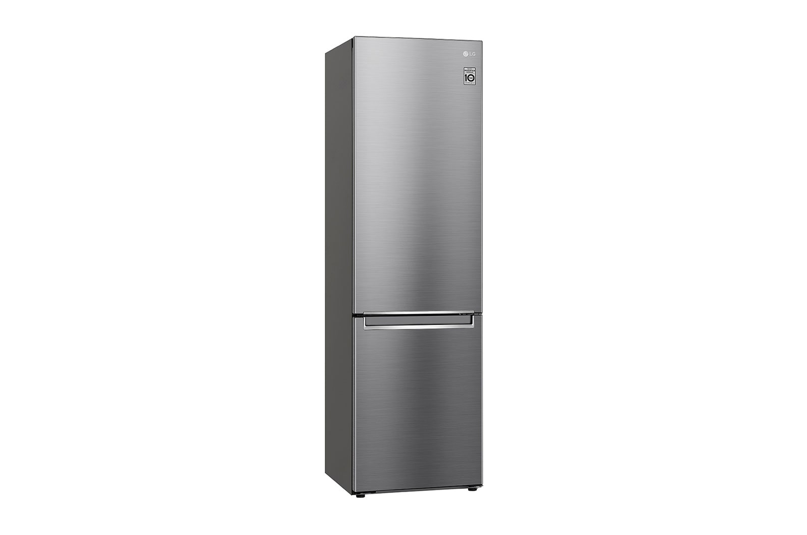 LG Frigorifero combinato | Classe D, 384L | Wine Rack, Door & Linear Cooling, Fresh Balancer & Converter, No frost | Inox, GBB72PZVGN