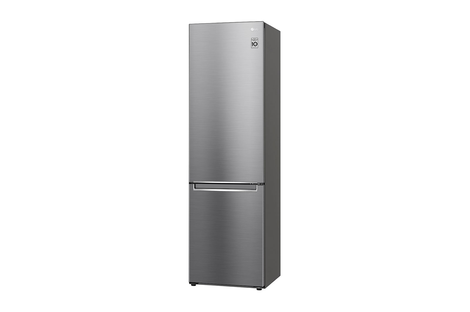 LG Frigorifero combinato | Classe D, 384L | Wine Rack, Door & Linear Cooling, Fresh Balancer & Converter, No frost | Inox, GBB72PZVGN