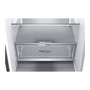 LG Frigorifero combinato | Classe D, 384L | Wine Rack, Door & Linear Cooling, Fresh Balancer & Converter, No frost | Inox, GBB72PZVGN