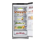 LG Frigorifero combinato | Classe D, 384L | Wine Rack, Door & Linear Cooling, Fresh Balancer & Converter, No frost | Inox, GBB72PZVGN