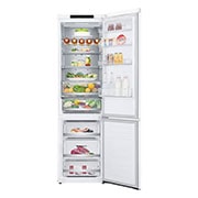 LG Frigorifero combinato | Classe D, 384L | Wine Rack, Door&Linear Cooling, Fresh Balancer & Converter, No frost | Bianco, GBB72SWVGN