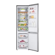 LG Frigorifero combinato | Classe B, 384L | Wi-Fi, Wine Rack, Fresh Balancer & Converter, Centum System garantito 20 anni | Inox, GBB92STABP