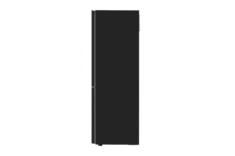 LG Frigorifero combinato | Classe E, 340L | Wi-Fi, Dispenser acqua senza allaccio, Door & Linear Cooling, No frost | Nero, GBF61BLHMN
