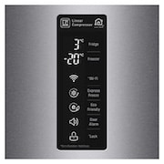 LG Frigorifero Combinato Maniglie integrate Display esterno LED, GBP20DSQFS