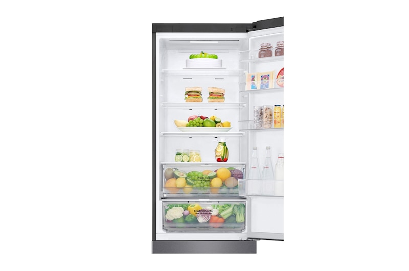 LG Frigorifero combinato | Classe C, 384L | Wi-Fi, Door & Linear Cooling, Fresh Converter, No frost | Grafite, GBP62DSXCC