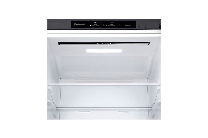 LG Frigorifero combinato | Classe A, 384L | Door & Linear Cooling, Fresh Converter, Compressore Lineare Inverter,No frost | Inox, GBP62PZNAC