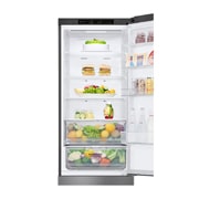 LG Frigorifero combinato | Classe A, 384L | Door & Linear Cooling, Fresh Converter, Compressore Lineare Inverter,No frost | Inox, GBP62PZNAC