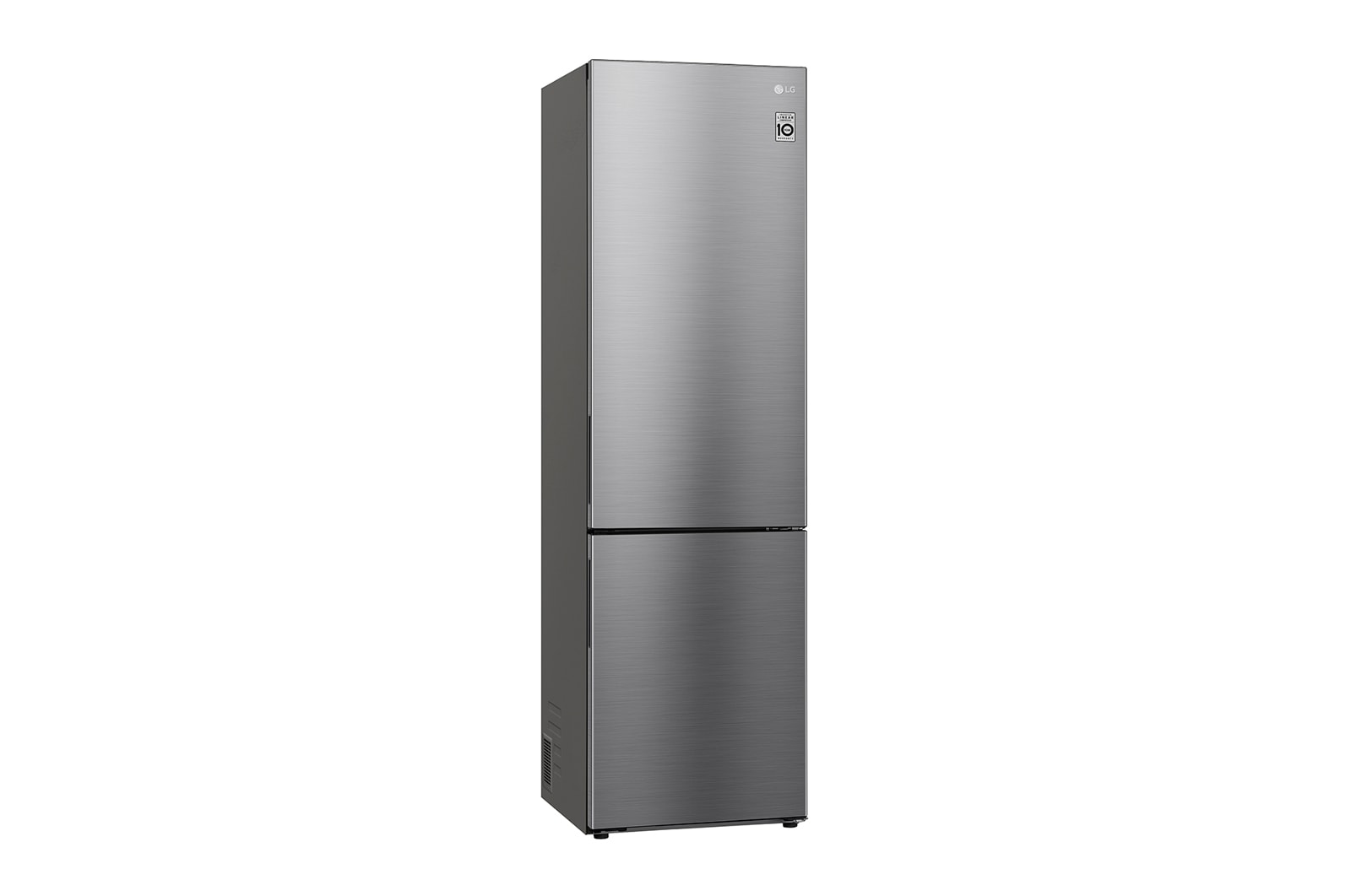 LG Frigorifero combinato | Classe B, 384L | Door & Linear Cooling, Fresh Converter, No frost | Inox, GBP62PZNBC