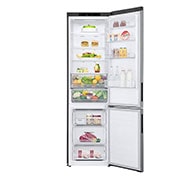 LG Frigorifero combinato | Classe B, 384L | Door & Linear Cooling, Fresh Converter, No frost | Inox, GBP62PZNBC