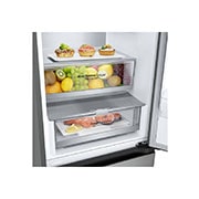 LG Frigorifero combinato | Classe D, 344L | Porte piatte, Metal Fresh, Door & Linear Cooling, Fresh Converter,Wine Rack | Argento, GBV5140DPY