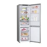 LG Frigorifero combinato | Classe D, 344L | Porte piatte, Metal Fresh, Door & Linear Cooling, Fresh Converter,Wine Rack | Argento, GBV5140DPY