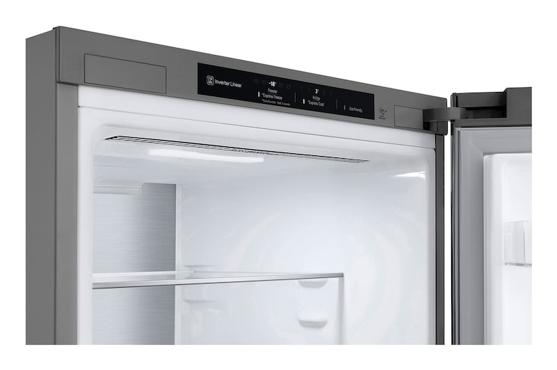 LG Frigorifero combinato | Classe C, 344L | Porte piatte, Metal Fresh, Door&Linear Cooling, Fresh Balancer & Converter | Argento, GBV7180CPY