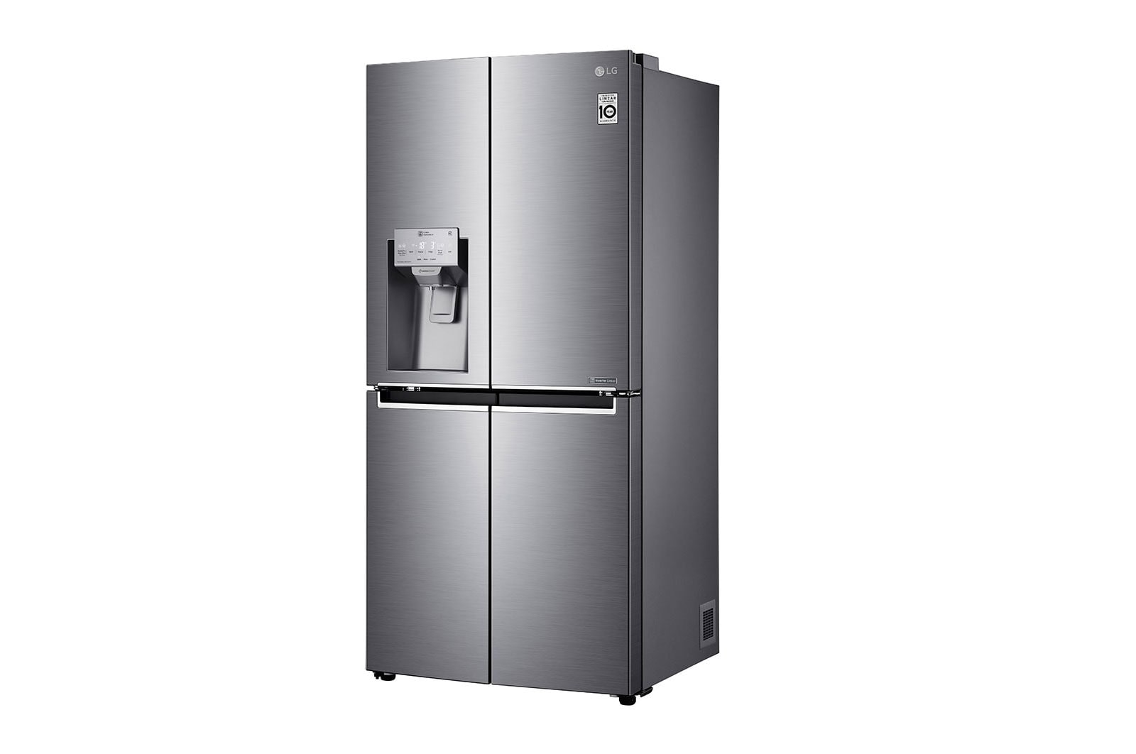 LG Frigorifero Multidoor Slim | Classe F, 506L | Wi-Fi, Dispenser con allaccio, UVnano, Door & Linear Cooling, No frost | Inox, GML844PZ6F