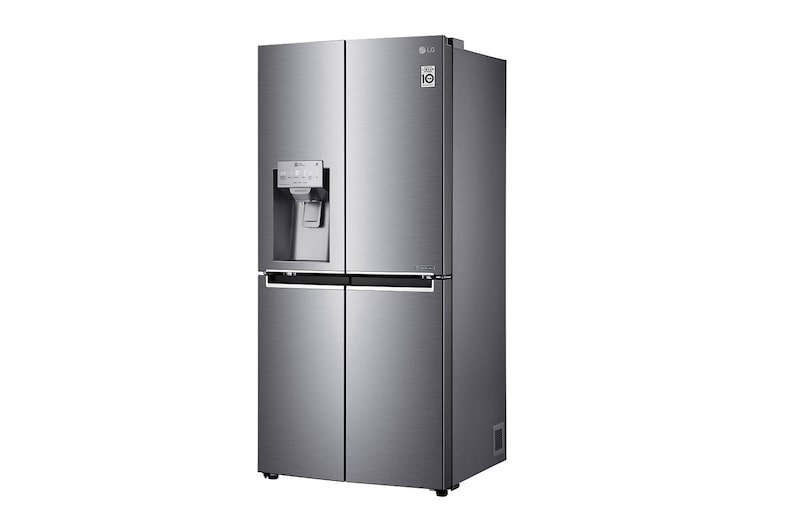 LG Frigorifero Multidoor Slim | Classe F, 506L | Wi-Fi, Dispenser con allaccio, UVnano, Door & Linear Cooling, No frost | Inox, GML844PZ6F