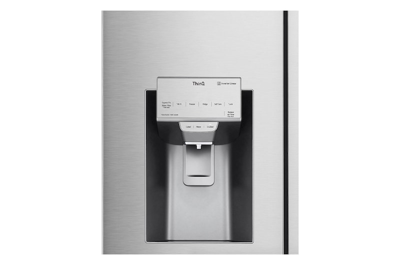 LG Frigorifero Multidoor | Classe E, 641L | Wi-Fi, Dispenser con allaccio, UVnano, Metal Fresh, No frost | Noble Steel, GML945NS9E