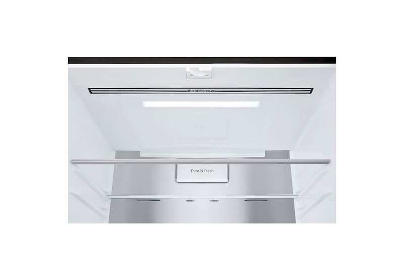 LG Frigorifero Multidoor Slim InstaView Door-in-Door | Classe F, 508L | Wi-Fi, Dispenser con allaccio, UVnano, No frost | Nero, GMX844MC6F