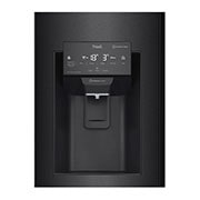 LG Frigorifero Multidoor Slim InstaView Door-in-Door | Classe F, 508L | Wi-Fi, Dispenser con allaccio, UVnano, No frost | Nero, GMX844MC6F