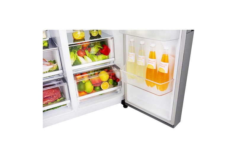 LG Frigorifero Smart Side-By-Side Classe energetica F, GSB760PZXV