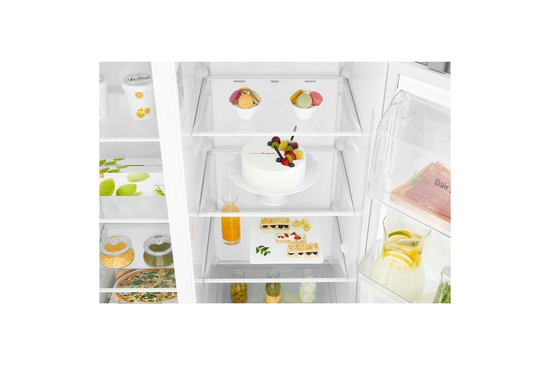 LG Frigorifero Smart Side-By-Side Classe energetica F, GSB760PZXV