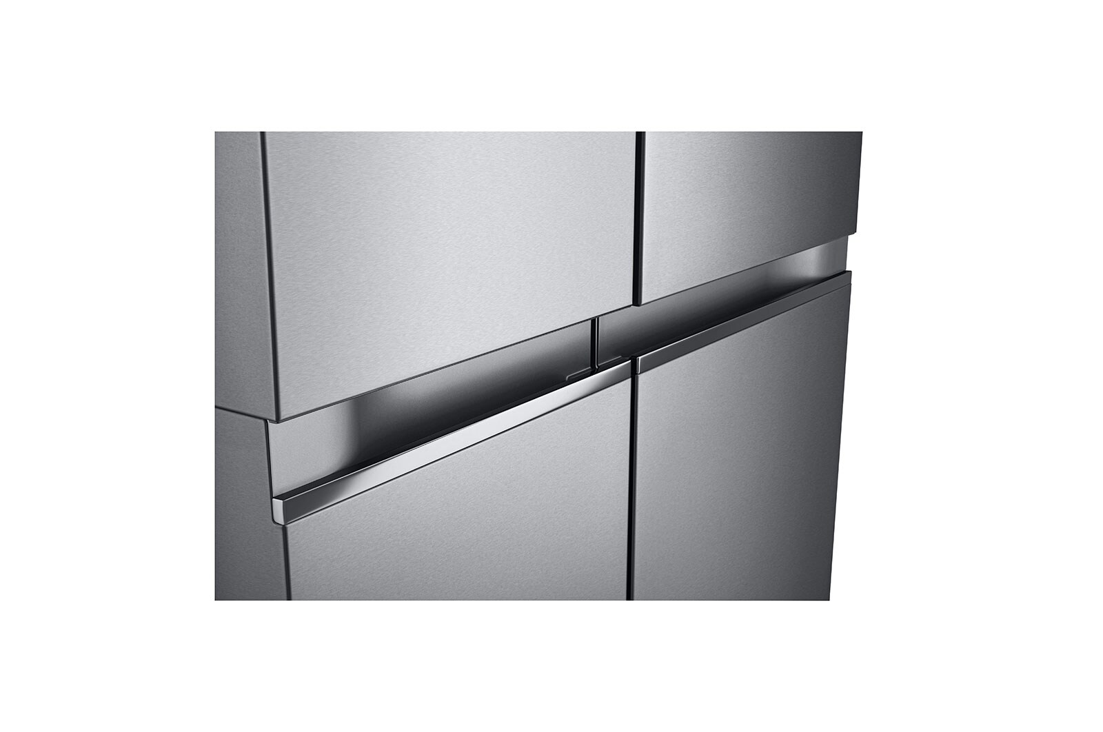 LG Frigorifero Side-by-Side | Classe F, 655L | Door & Linear Cooling, No frost, Compressore Smart Inverter | Inox, GSBV70PZTM