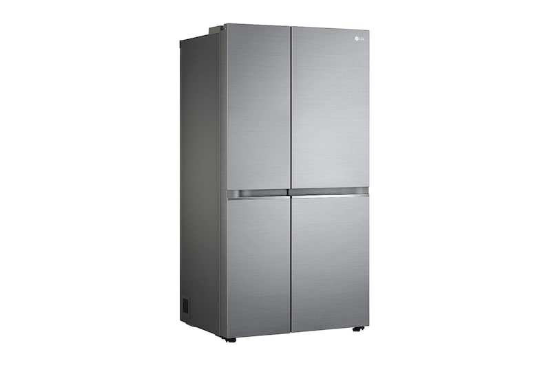 LG Frigorifero Side-by-Side | Classe F, 655L | Door & Linear Cooling, No frost, Compressore Smart Inverter | Inox, GSBV70PZTM