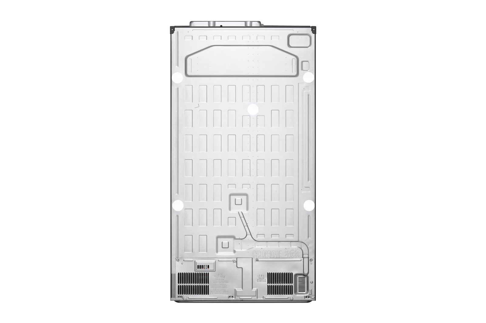 LG Frigorifero Side-by-Side | Classe E, 655L | Door & Linear Cooling, No frost, Compressore Lineare Inverter | Inox, GSBV70PZTE