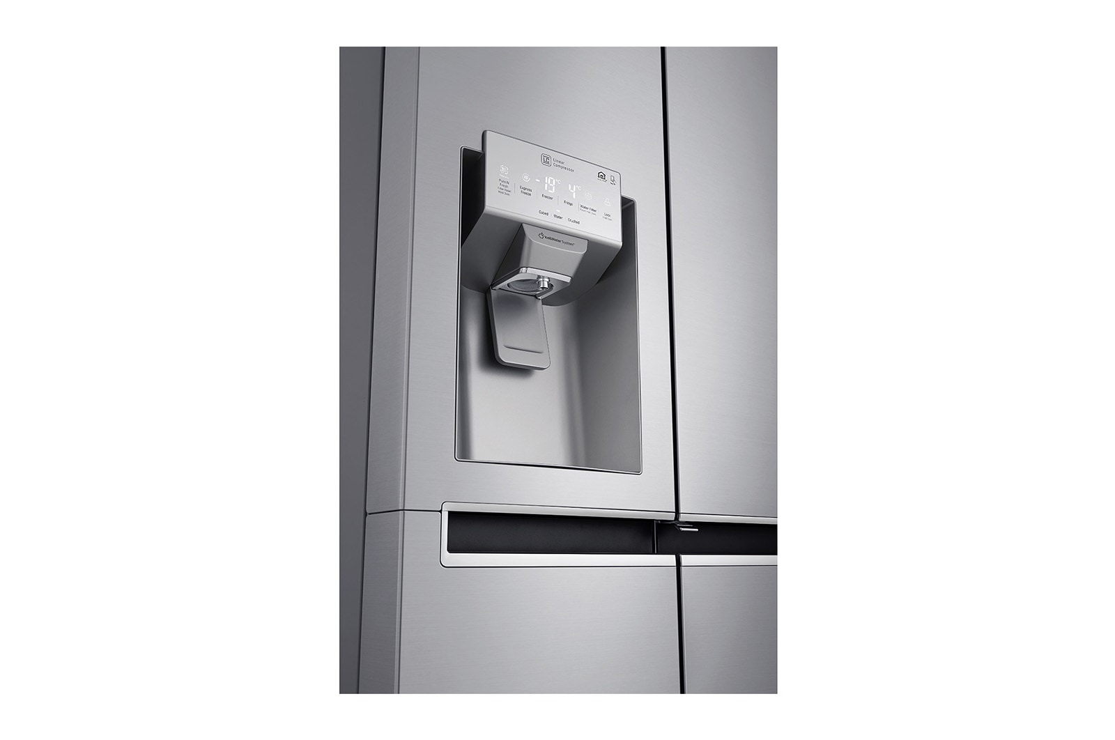 LG Frigorifero Side-By-Side Mega capacità Classe energetica F Door-in-Door™ Allaccio rete idrica, GSJ960PZBZ