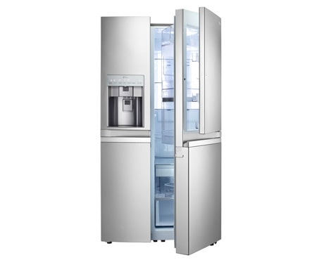 LG Frigorifero Side-By-Side Door in Door™ Total No Frost in  con Compressore Lineare Inverter garantito 10 anni., GSJ976NSBZ