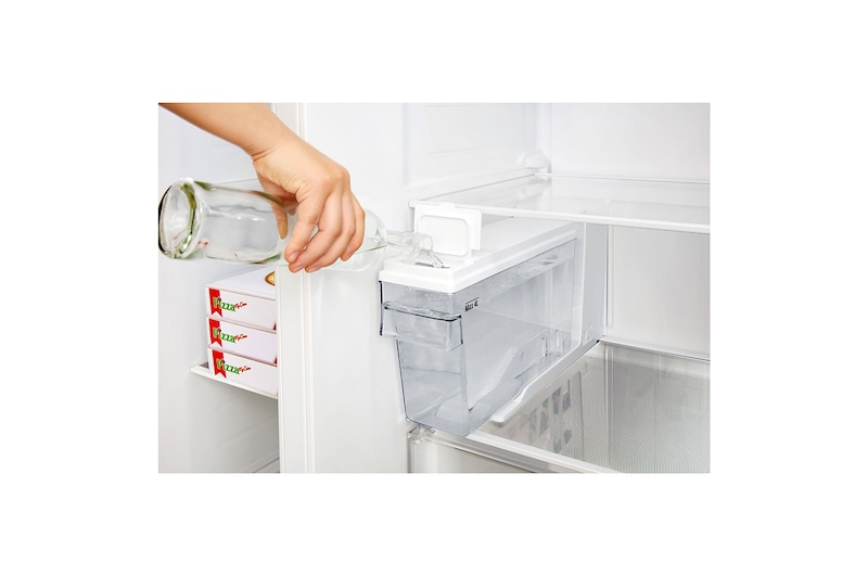 LG Frigorifero Side-by-Side | Classe F, 625L | No frost con Multi Air Flow, Dispenser senza allaccio, Lineare Inverter | Inox, GSL481PZXZ