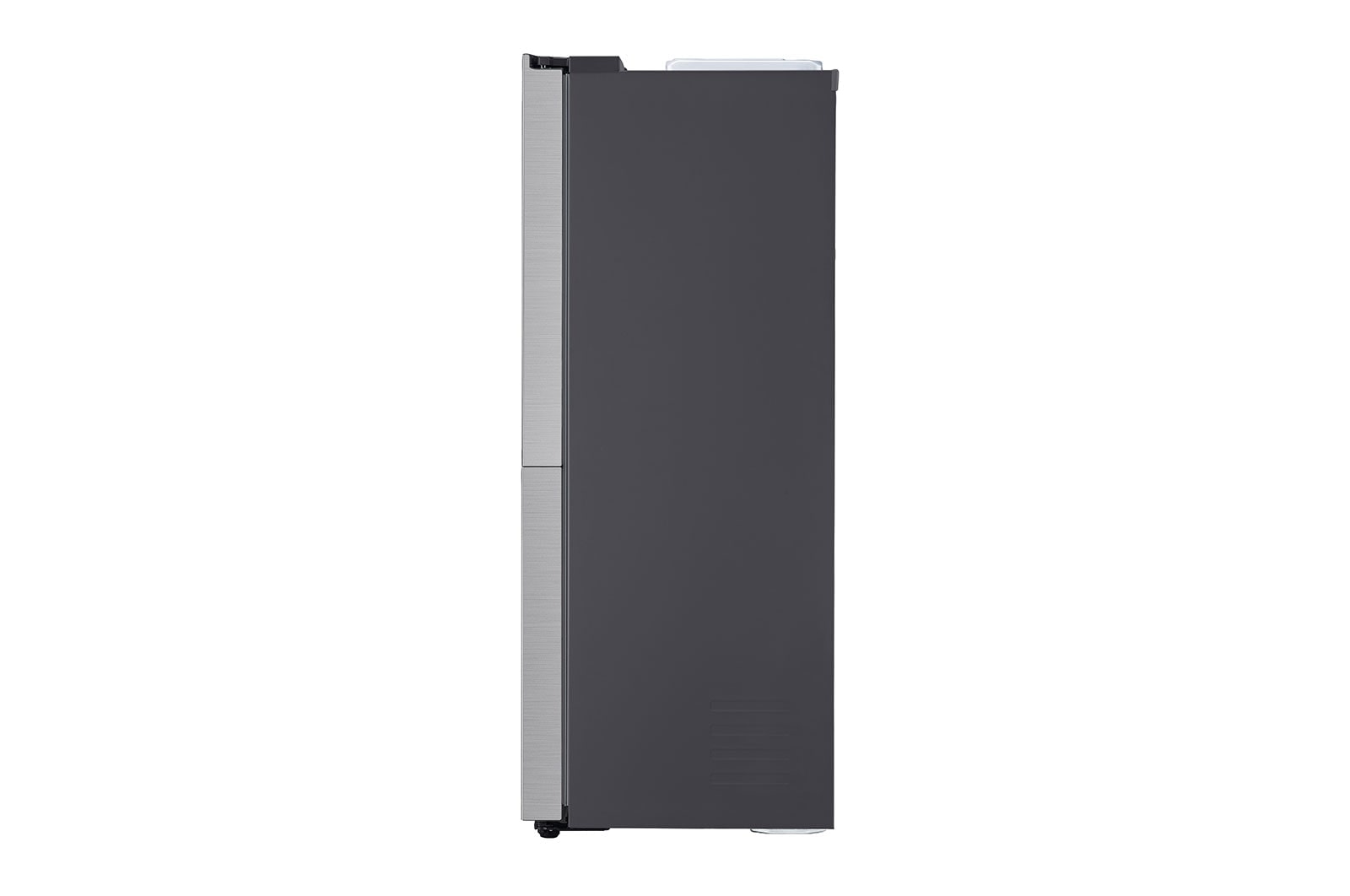 LG Frigorifero Side-by-Side | Classe F, 625L | No frost con Multi Air Flow, Dispenser senza allaccio, Lineare Inverter | Inox, GSL481PZXZ