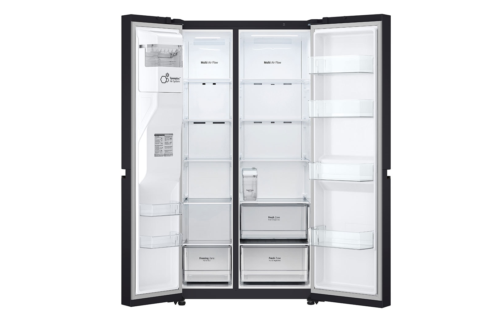 LG Frigorifero con dispenser senza allaccio, GSLV51WBXM