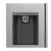 LG Frigorifero Side-by-Side | Classe D, 635L | Wi-Fi, Fresh Balancer, Door Cooling, Dispenser senza allaccio, UVnano | Acciaio, GSLV91MBAD