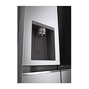 LG Frigorifero Side-by-Side InstaView Door-in-Door | Classe E, 635L | Wi-Fi, Dispenser con allaccio, No frost | Inox, GSXV80PZLE