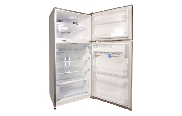 LG Doppia Porta LG: Total No Frost con 20% di risparmio energetico. Colore Inox Platinum, GT5247PVFW